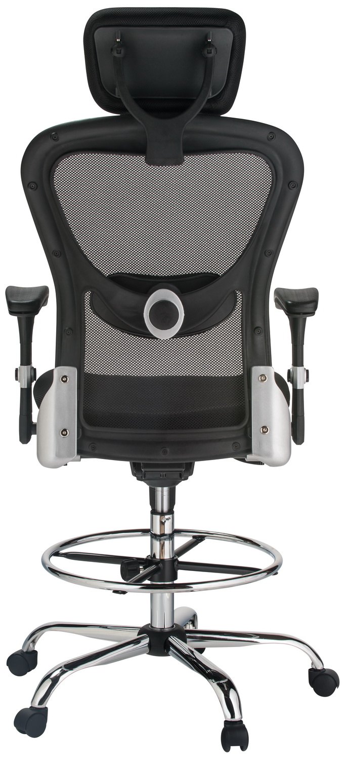 Harwick 3052D deluxe mesh drafting stool — view 5