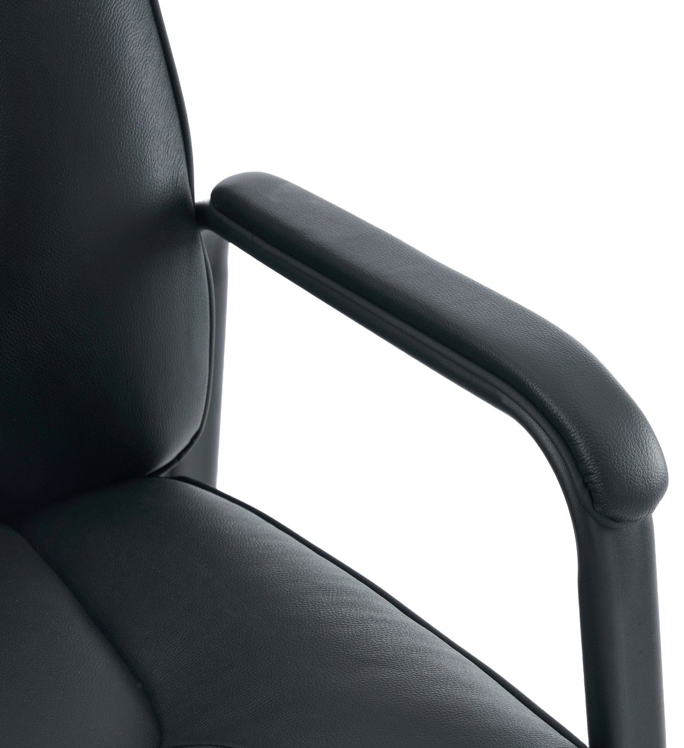 Harwick 820L leather waiting room chair — view 5