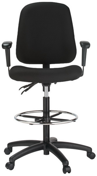Drafting Chair 100KE-AA-BK-3-600