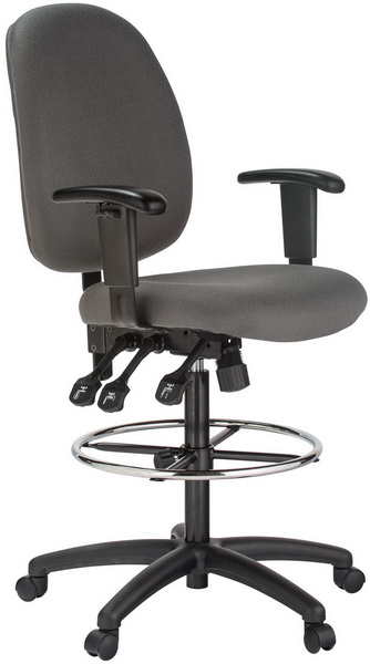 Drafting Chairs 6058C-D-BK-1-600